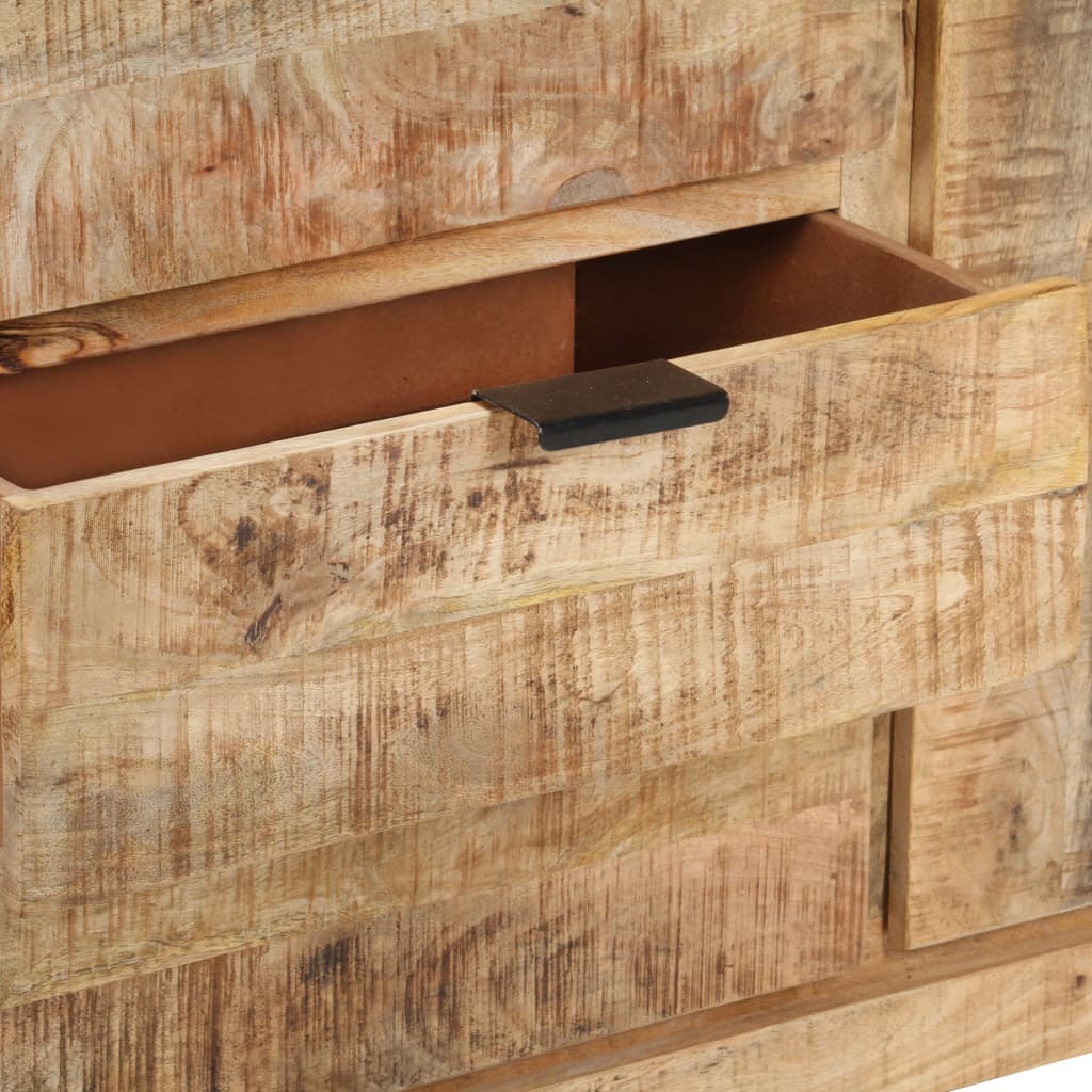 Rough Mango Wood Sideboard 175x40x75 cm