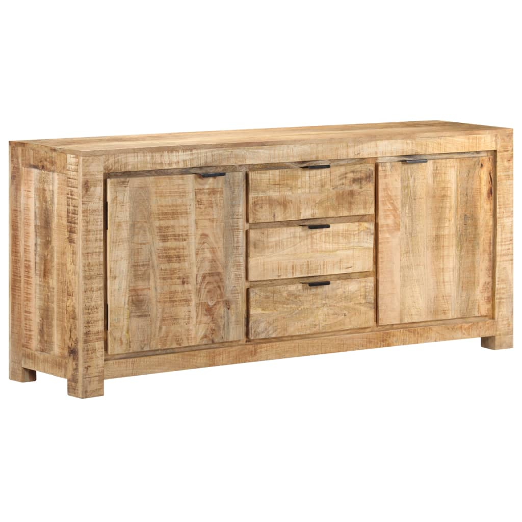 Rough Mango Wood Sideboard 175x40x75 cm