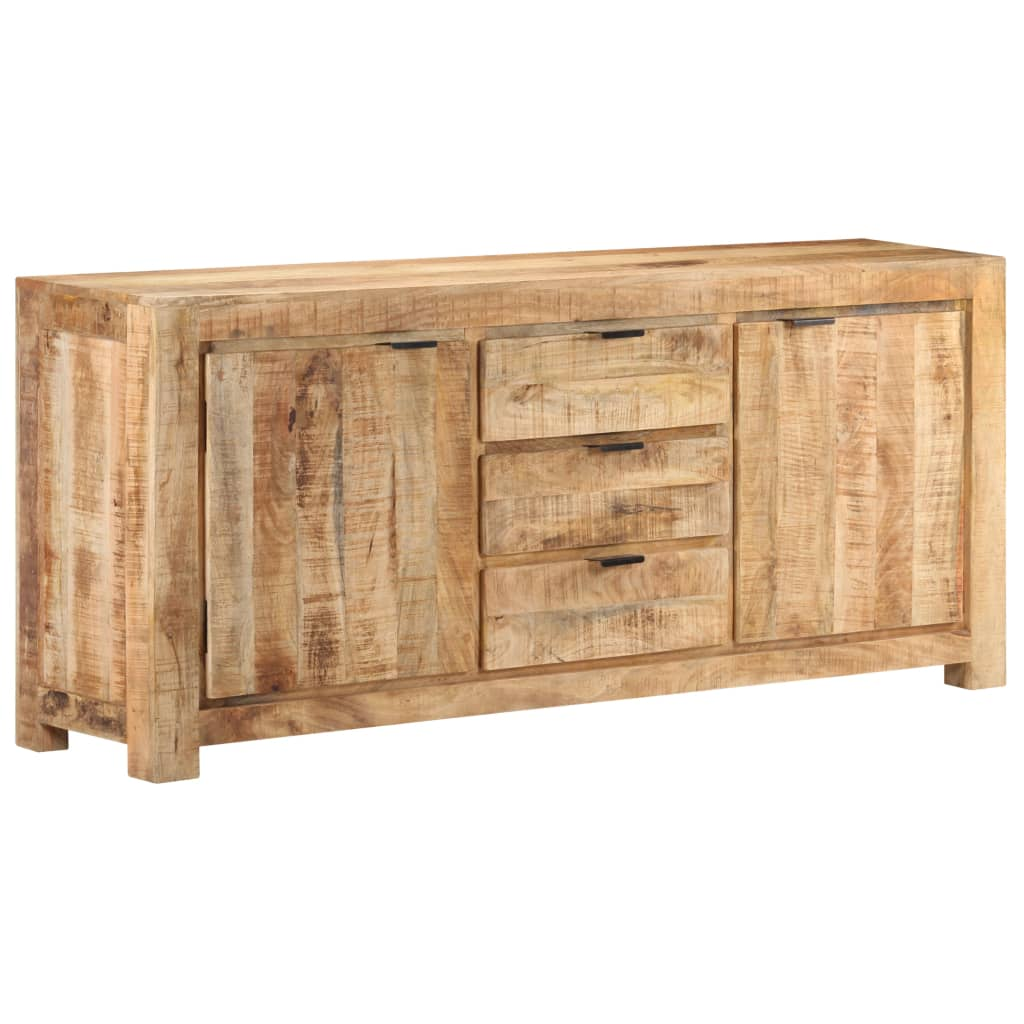 Rough Mango Wood Sideboard 175x40x75 cm