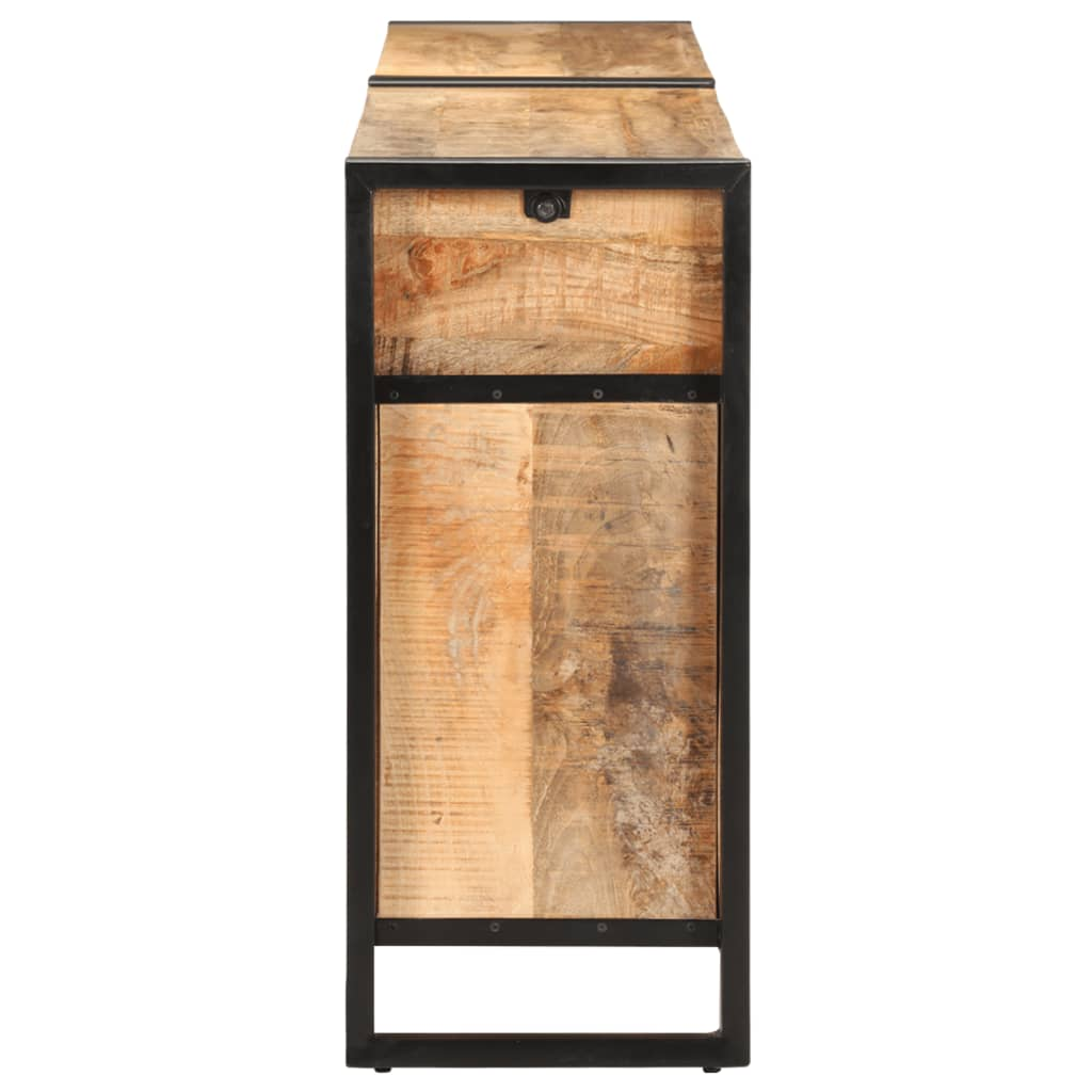 Solid Mango Wood Industrial Style Sideboard 172x35x80 cm