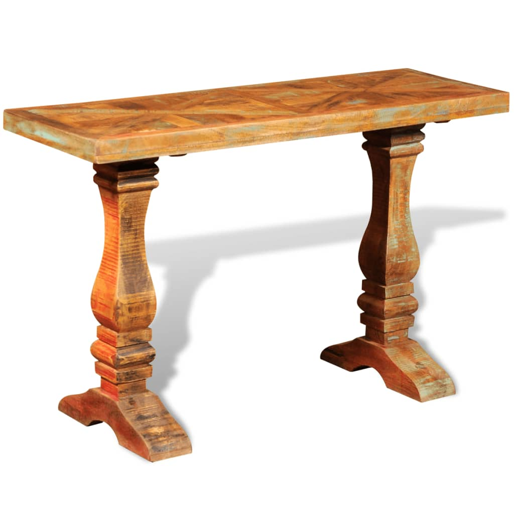 Console Table Solid Reclaimed Wood 120 x 40 x 76 cm (L x W x H)