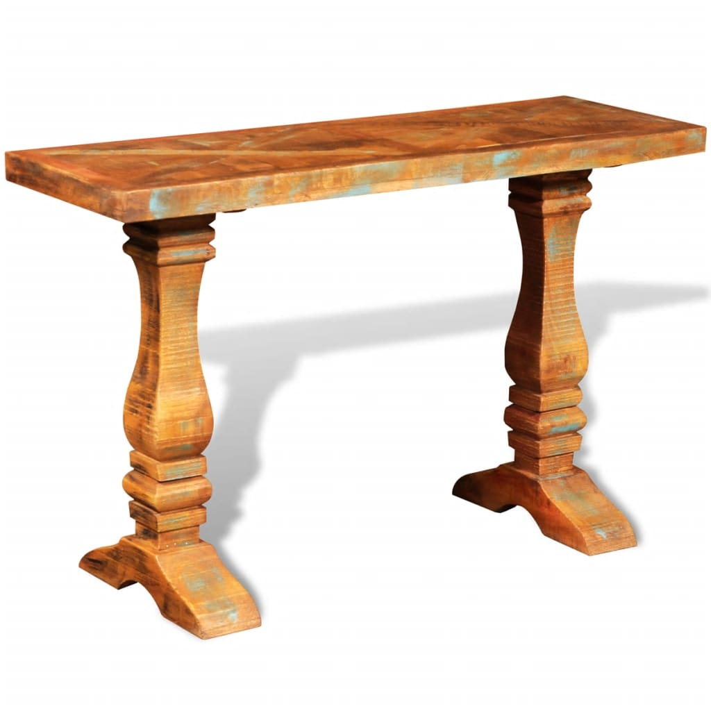 Console Table Solid Reclaimed Wood 120 x 40 x 76 cm (L x W x H)