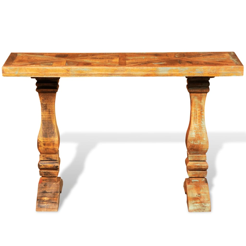 Console Table Solid Reclaimed Wood 120 x 40 x 76 cm (L x W x H)