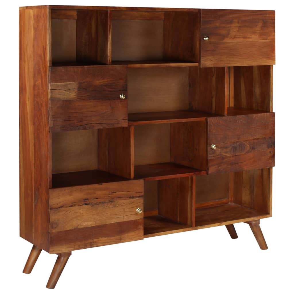 Solid Reclaimed Wood Highboard 150x40x152 cm