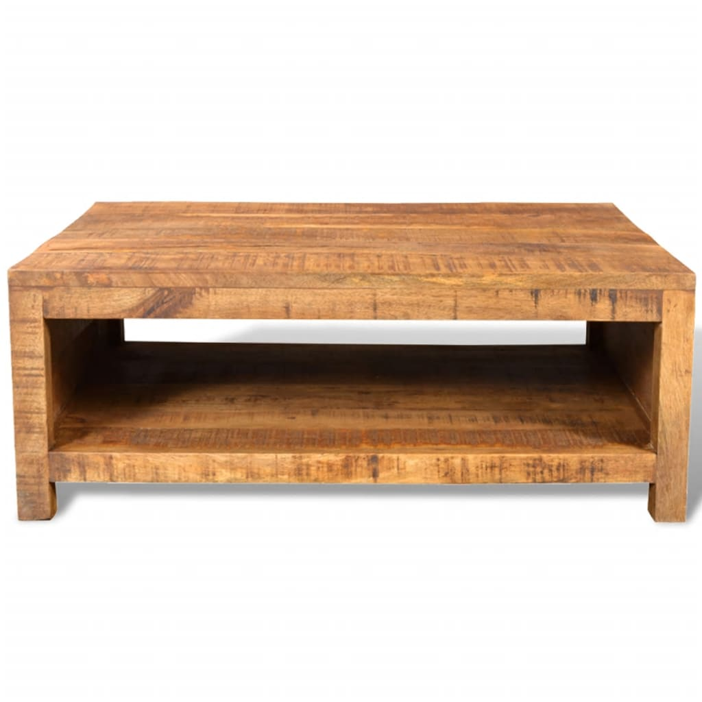 Natural Look Solid Mango Wood Coffee Table