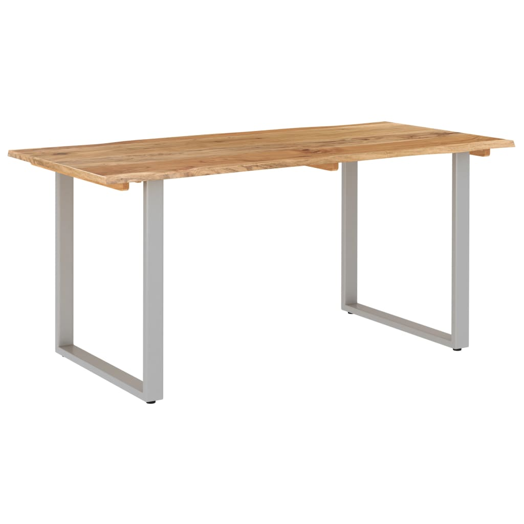 Solid Acacia Wood Dining Table 154x80x76 cm